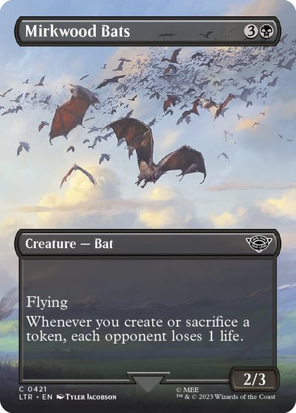 Mirkwood Bats (Borderless), Universes Beyond: The Lord of the Rings: Tales of Middle-earth 421