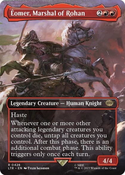 Eomer, Marshal of Rohan (Borderless), Universes Beyond: The Lord of the Rings: Tales of Middle-earth 428