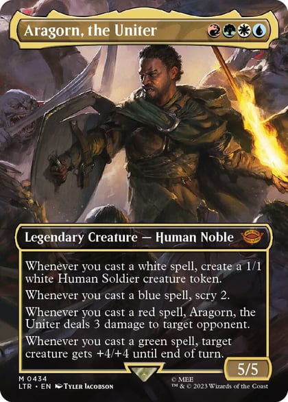 Aragorn, the Uniter (Borderless), Universes Beyond: The Lord of the Rings: Tales of Middle-earth 434
