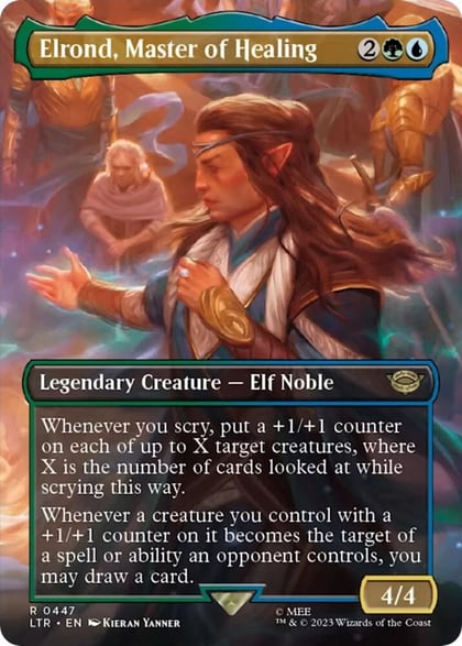 Elrond, Master of Healing (Borderless), Universes Beyond: The Lord of the Rings: Tales of Middle-earth 447