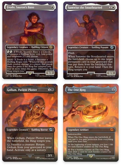 Mount Doom Scene [Set of 4], Universes Beyond: The Lord of the Rings: Tales of Middle-earth 448-451