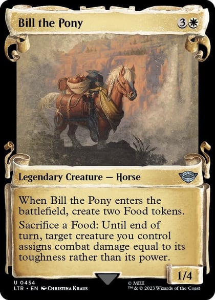 Bill the Pony (Showcase Scrolls), Universes Beyond: The Lord of the Rings: Tales of Middle-earth 454