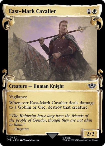 East-Mark Cavalier (Showcase Scrolls), Universes Beyond: The Lord of the Rings: Tales of Middle-earth 460