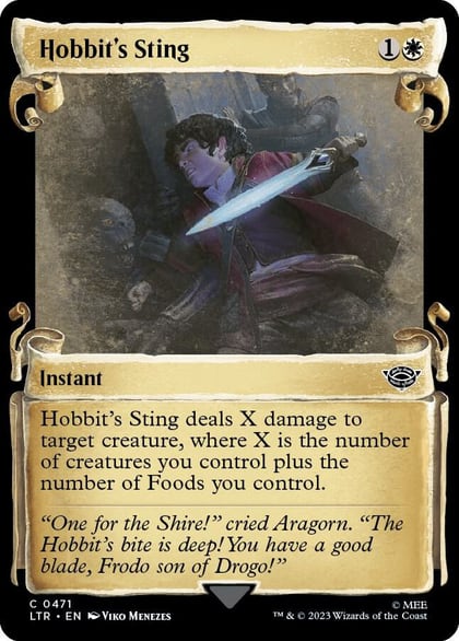 Hobbit's Sting (Showcase Scrolls), Universes Beyond: The Lord of the Rings: Tales of Middle-earth 471