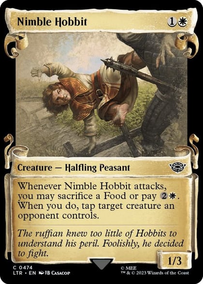 Nimble Hobbit (Showcase Scrolls), Universes Beyond: The Lord of the Rings: Tales of Middle-earth 474