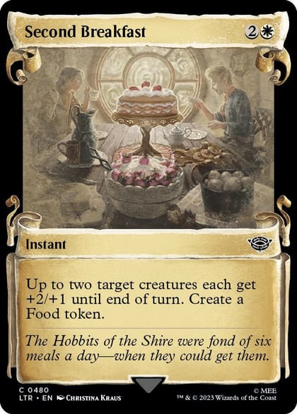 Second Breakfast (Showcase Scrolls), Universes Beyond: The Lord of the Rings: Tales of Middle-earth 480