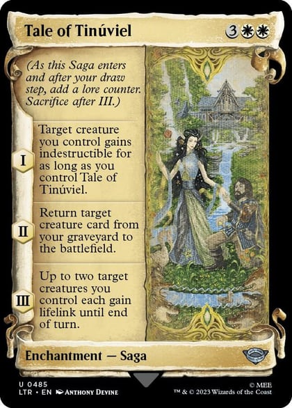 Tale of Tinuviel (Showcase Scrolls), Universes Beyond: The Lord of the Rings: Tales of Middle-earth 485