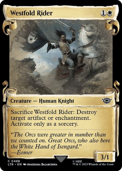 Westfold Rider (Showcase Scrolls), Universes Beyond: The Lord of the Rings: Tales of Middle-earth 488