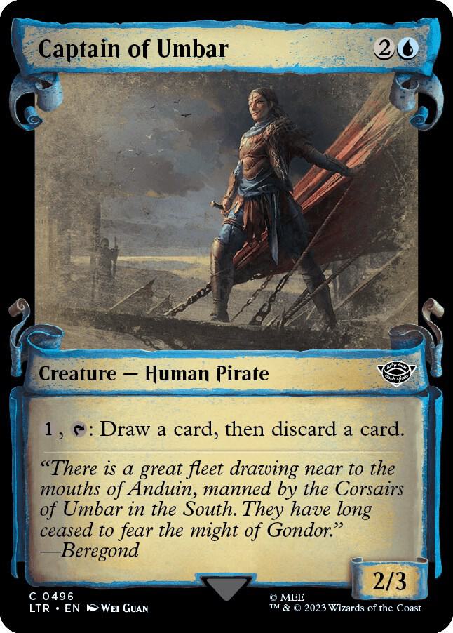 Captain of Umbar (Showcase Scrolls), Universes Beyond: The Lord of the Rings: Tales of Middle-earth 496