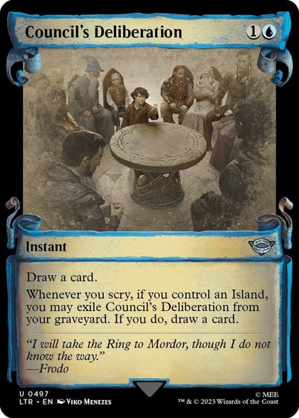 Council's Deliberation (Showcase Scrolls), Universes Beyond: The Lord of the Rings: Tales of Middle-earth 497