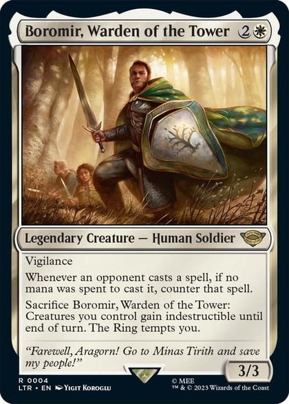 Boromir, Warden of the Tower, Universes Beyond: The Lord of the Rings: Tales of Middle-earth 4