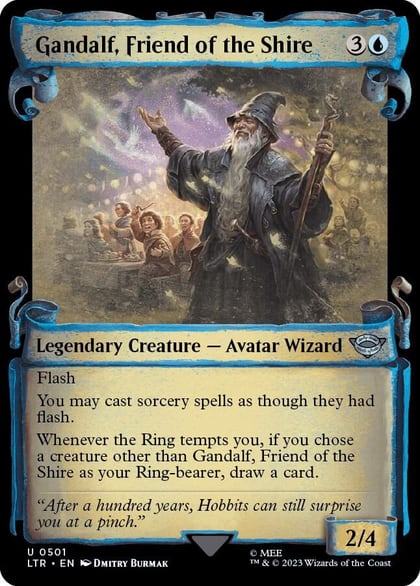 Gandalf, Friend of the Shire (Showcase Scrolls), Universes Beyond: The Lord of the Rings: Tales of Middle-earth 501