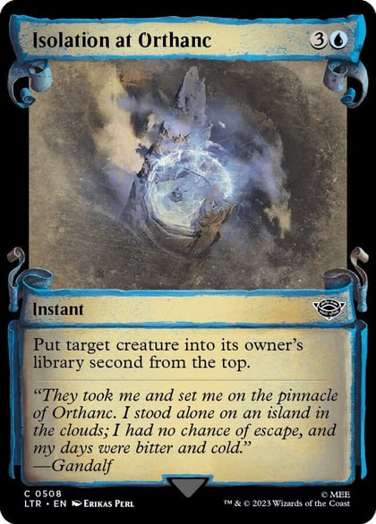 Isolation at Orthanc (Showcase Scrolls), Universes Beyond: The Lord of the Rings: Tales of Middle-earth 508