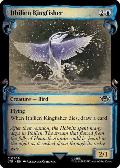 Ithilien Kingfisher (Showcase Scrolls), Universes Beyond: The Lord of the Rings: Tales of Middle-earth 509