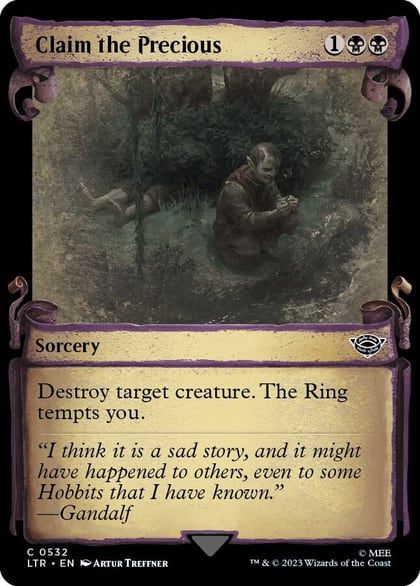 Claim the Precious (Showcase Scrolls), Universes Beyond: The Lord of the Rings: Tales of Middle-earth 532
