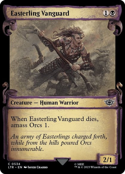 Easterling Vanguard (Showcase Scrolls), Universes Beyond: The Lord of the Rings: Tales of Middle-earth 534