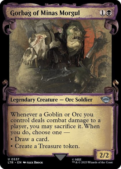 Gorbag of Minas Morgul (Showcase Scrolls), Universes Beyond: The Lord of the Rings: Tales of Middle-earth 537