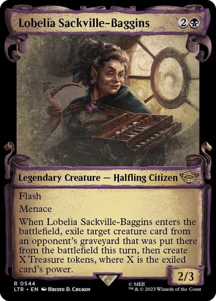 Lobelia Sackville-Baggins (Showcase Scrolls), Universes Beyond: The Lord of the Rings: Tales of Middle-earth 544