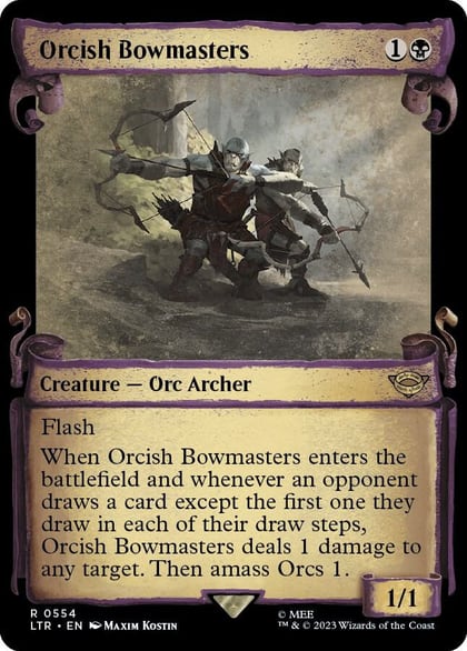 Orcish Bowmasters (Showcase Scrolls), Universes Beyond: The Lord of the Rings: Tales of Middle-earth 554