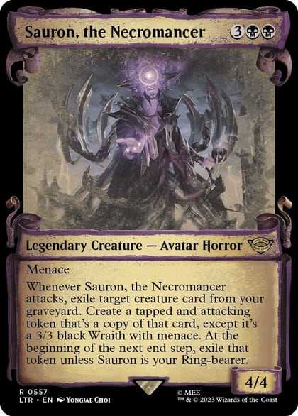 Sauron, the Necromancer (Showcase Scrolls), Universes Beyond: The Lord of the Rings: Tales of Middle-earth 557