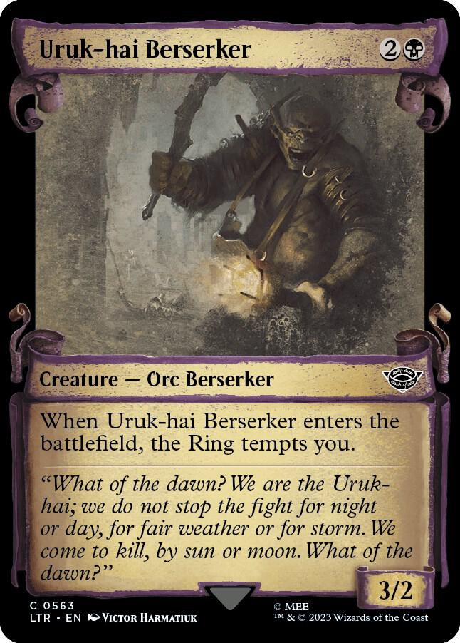 Uruk-hai Berserker (Showcase Scrolls), Universes Beyond: The Lord of the Rings: Tales of Middle-earth 563