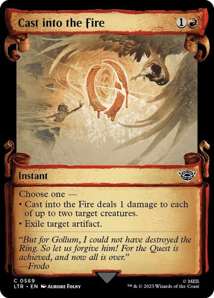 Cast into the Fire (Showcase Scrolls), Universes Beyond: The Lord of the Rings: Tales of Middle-earth 569