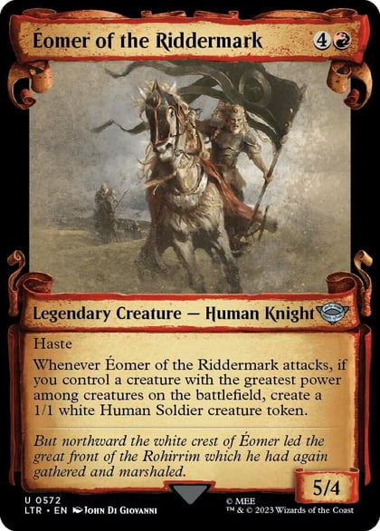 Eomer of the Riddermark (Showcase Scrolls), Universes Beyond: The Lord of the Rings: Tales of Middle-earth 572