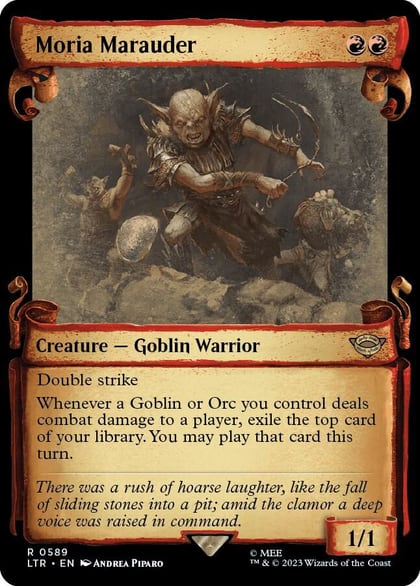 Moria Marauder (Showcase Scrolls), Universes Beyond: The Lord of the Rings: Tales of Middle-earth 589
