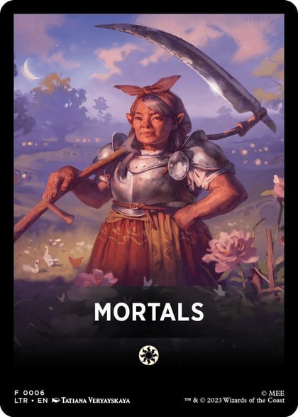Mortals Theme Card, Universes Beyond: The Lord of the Rings: Tales of Middle-earth 6