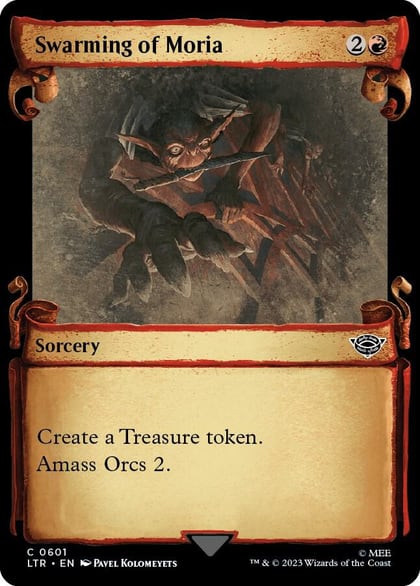 Swarming of Moria (Showcase Scrolls), Universes Beyond: The Lord of the Rings: Tales of Middle-earth 601