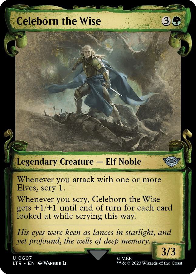 Celeborn the Wise (Showcase Scrolls), Universes Beyond: The Lord of the Rings: Tales of Middle-earth 607