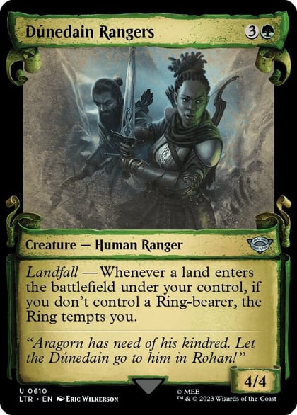 Dunedain Rangers (Showcase Scrolls), Universes Beyond: The Lord of the Rings: Tales of Middle-earth 610