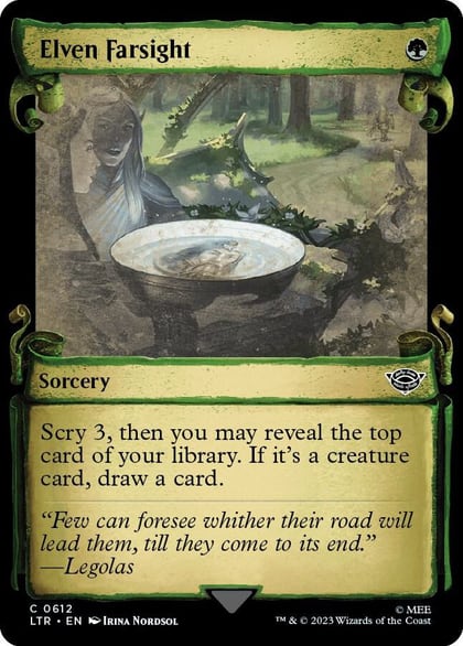 Elven Farsight (Showcase Scrolls), Universes Beyond: The Lord of the Rings: Tales of Middle-earth 612