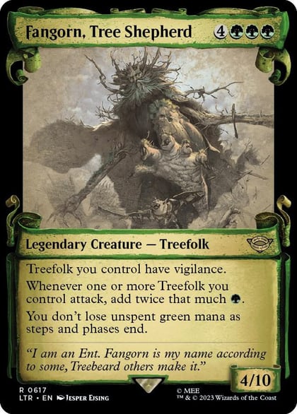Fangorn, Tree Shepherd (Showcase Scrolls), Universes Beyond: The Lord of the Rings: Tales of Middle-earth 617