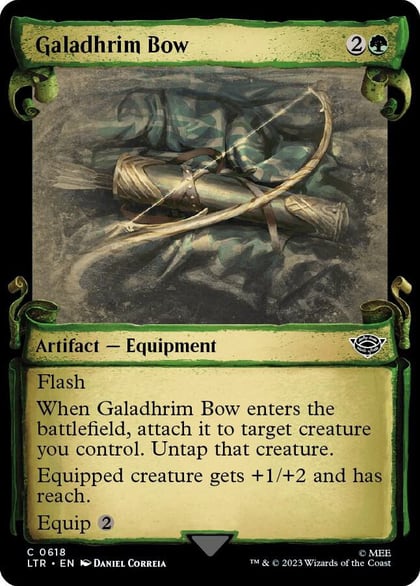 Galadhrim Bow (Showcase Scrolls), Universes Beyond: The Lord of the Rings: Tales of Middle-earth 618