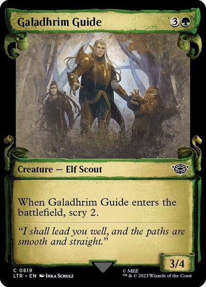Galadhrim Guide (Showcase Scrolls), Universes Beyond: The Lord of the Rings: Tales of Middle-earth 619