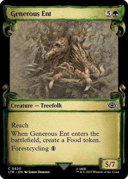 Generous Ent (Showcase Scrolls), Universes Beyond: The Lord of the Rings: Tales of Middle-earth 620