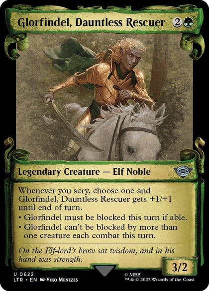 Glorfindel, Dauntless Rescuer (Showcase Scrolls), Universes Beyond: The Lord of the Rings: Tales of Middle-earth 622