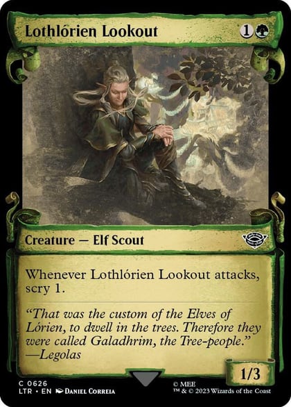 Lothlorien Lookout (Showcase Scrolls), Universes Beyond: The Lord of the Rings: Tales of Middle-earth 626