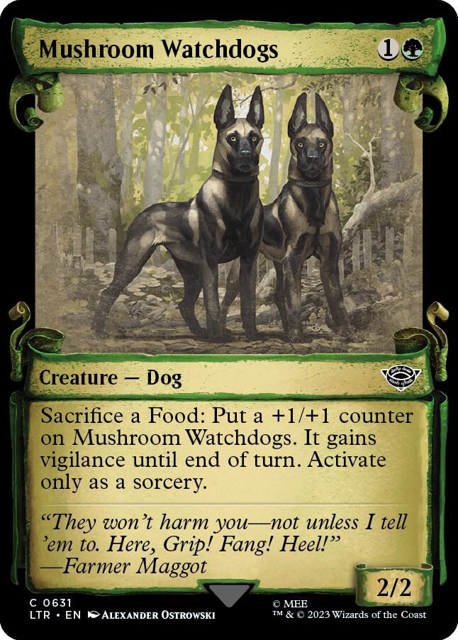 Mushroom Watchdogs (Showcase Scrolls), Universes Beyond: The Lord of the Rings: Tales of Middle-earth 631