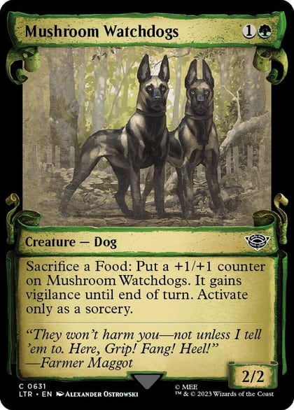 Mushroom Watchdogs (Showcase Scrolls), Universes Beyond: The Lord of the Rings: Tales of Middle-earth 631