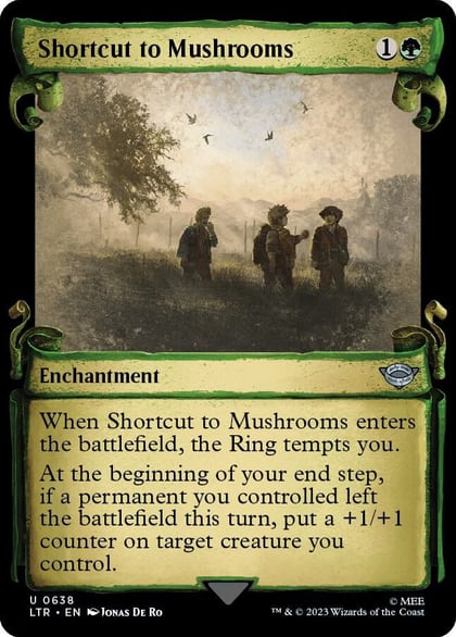 Shortcut to Mushrooms (Showcase Scrolls), Universes Beyond: The Lord of the Rings: Tales of Middle-earth 638