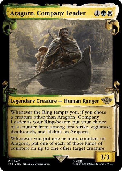 Aragorn, Company Leader (Showcase Scrolls), Universes Beyond: The Lord of the Rings: Tales of Middle-earth 642