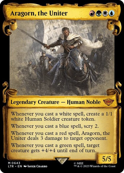 Aragorn, the Uniter (Showcase Scrolls), Universes Beyond: The Lord of the Rings: Tales of Middle-earth 643