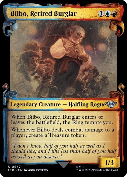 Bilbo, Retired Burglar (Showcase Scrolls), Universes Beyond: The Lord of the Rings: Tales of Middle-earth 647