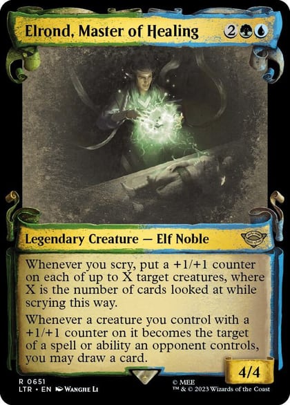 Elrond, Master of Healing (Showcase Scrolls), Universes Beyond: The Lord of the Rings: Tales of Middle-earth 651