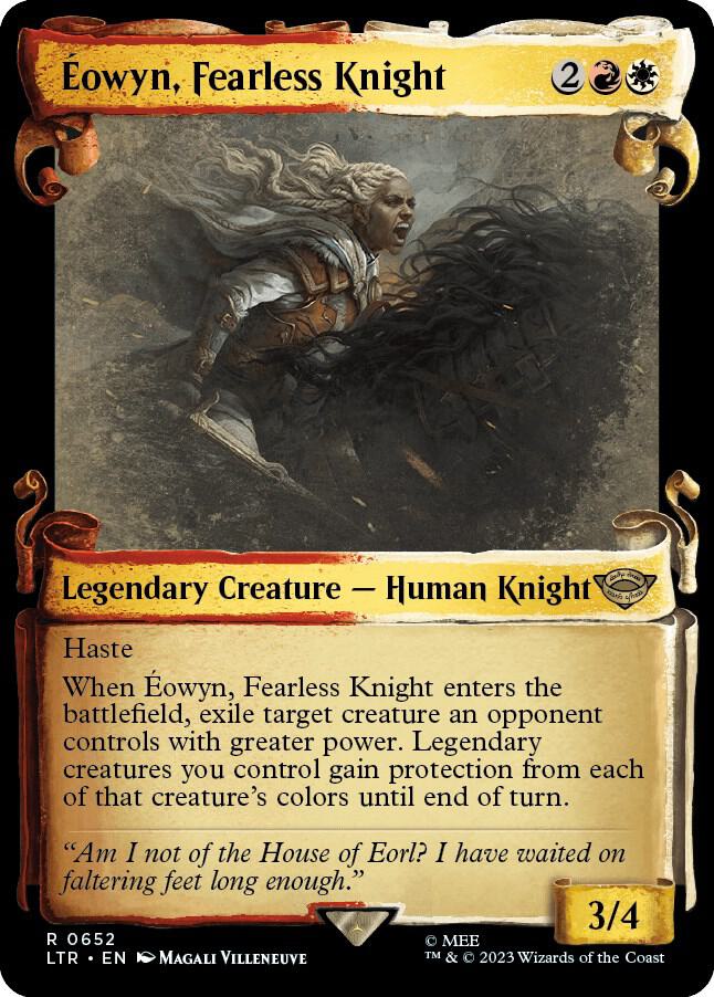 Eowyn, Fearless Knight (Showcase Scrolls), Universes Beyond: The Lord of the Rings: Tales of Middle-earth 652