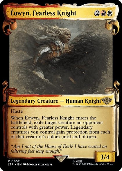 Eowyn, Fearless Knight (Showcase Scrolls), Universes Beyond: The Lord of the Rings: Tales of Middle-earth 652
