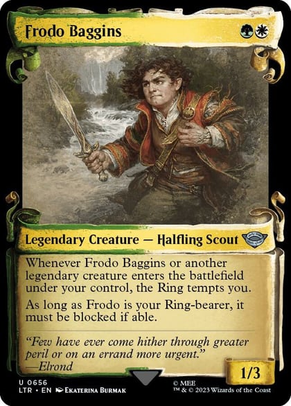 Frodo Baggins (Showcase Scrolls), Universes Beyond: The Lord of the Rings: Tales of Middle-earth 656