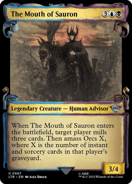 The Mouth of Sauron (Showcase Scrolls), Universes Beyond: The Lord of the Rings: Tales of Middle-earth 667